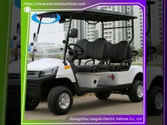 4 Wheel Electric Golf Cart 4 Seats AC Motor Tourist Car Hire For Resort Car