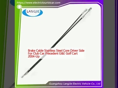 Brake Cable Stainless Steel Core Driver Side For Club Car Precedent G&E Golf Cart 2004-Up