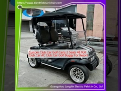 Custom Club Car Golf Carts 2 Seats 48 Volt Club Car AC Club Car Golf Buggy For Resort