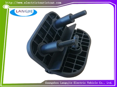 Sightseeing Car Power Box Door Hinge LVTONG Black Iron Rounded Square Hinge Accessory