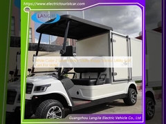 White Color 2 Seats Electric Utility Buggy Electric Utility Golf Cart For Hotel