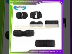 Golf Car Club Car DS Black Small Square Front Seat Cushion Waterproof And Crack Resistant