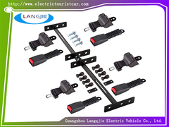 4-Seater EZGO TXT Seat Belt Buckle Kit For Four-Wheel Golf Cart