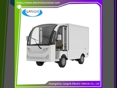 Factory Use 2 Seater Electric Car , White Electric Tour Bus 48v/5kw F092