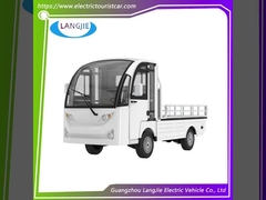 White 2 Seats Electric Delivery Van 5KW With AC Motor Controlller For Resort And Hotel