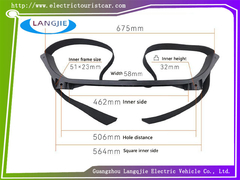 TXT Rear Seat Bag Fixed Ball Bag Bracket For EZGO Golf Cart Components