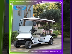 Resort Electric Utility Golf Cart 2 Seater+ 1 Bed Electric Car With Top Light For Airport