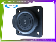 LVTONG Electric Sightseeing Car Patrol Car 48V Charging Socket