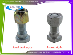 Two Optional Anti Breakage And Anti Slip EZGO Tire Nuts Screws Golf Cart Components