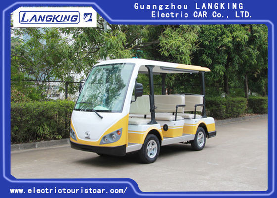 China White /Yellow 8 Seater  Golf  Cart Electric Sightseeing Bus China Mini Tour Bus supplier