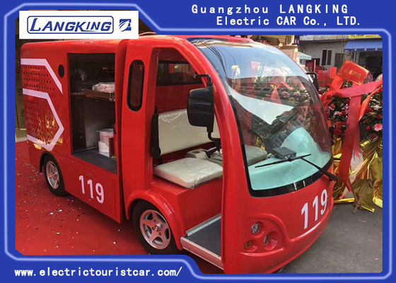 China Single Cylinder Gasoline Engine Electric Firefighter Truck Max Speed 28km/H supplier