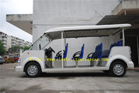 11 Seats Blue Airport Electric Car With High Frequency Onboard Charger