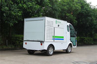 Small Electric Utility Vehicles 2 Seats Sanitation Car With Door Using Road Sweeper