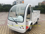 Factory Use 2 Seater Electric Car , White Electric Tour Bus 48v/4kw F092