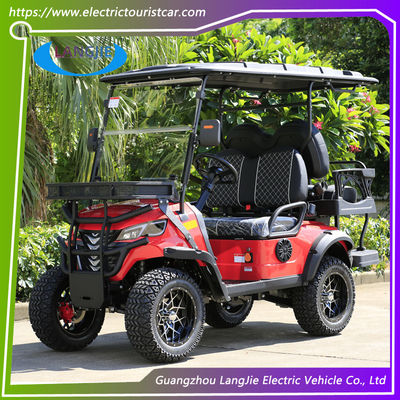 Good price Customized Color Support Electric Golf Carts with 4 Seats and 25% Climbing Ability online