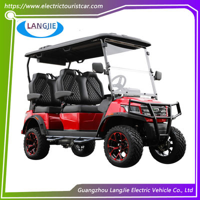 Good price Luxury CE Approved Electric Hunting Cars 4 Person Golf Cart 48v Controller For Park Airport online