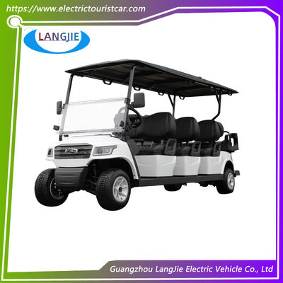 Good price 8 Passenger Electric Golf Cart Custom Golf Carts AC Motor With Black Roof online
