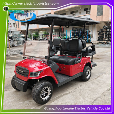 Good price Four Seater Electric Car 48 Volt Club Car With Rear Brake Lights For Park online