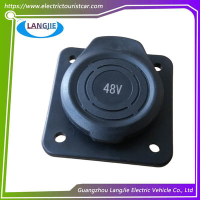 Good price LVTONG Electric Sightseeing Car Patrol Car 48V Charging Socket online