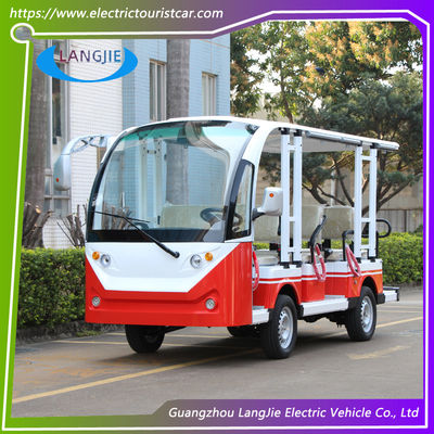 Good price Low Speed Electric Vehicles 11 Seats AC Motor 72V Maintenance-Free Battery For Large Parks online