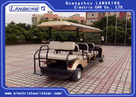 CE Approved Eight Seater Electric Club Car White Color ADC Separately Motor