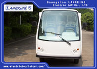 Customize Park / University Electric Sightseeing Car With 14 Seater 72V 5.5KW Dry Battery