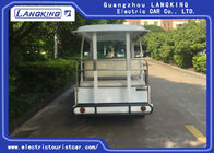 Fashion 11 Person Electric Sightseeing Bus , Max Forward Speed 40km/h for Hotel