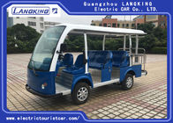 Multi - Purpose Electric Sightseeing Bus 11 Seater with a Cargo Box Tourist Coach