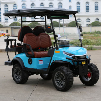 Good price 4 Seats Electric Golf Cart With Camouflage Color Aluminium Frame And Hydraulic Brake For Tourist Areas online