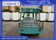 4KW Powerful Motor Left Hand Drive Electric Luggage Cart / Electric Freight Car With Roof