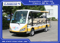 14 Person 4 Wheels Electric Tourist Car For Resorts ,Villas , City Walking Street
