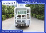 Low Speed 48V 5KW Electric Ambulance Car / Mini 4+1 Bed Seats Electric Shuttle Bus