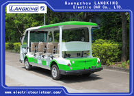 Four Wheel 11 Seats Electric Passenger Vehicle With Small Cargo 72volt / 7.5kw Ac Motor