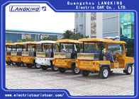 5 Seater Electric Patrol Car , Electric Powered Utility Carts With Big Light On Roof
