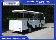 14 Seater Electric Shuttle Car Equipped With Effective Shock Absorb With Door
