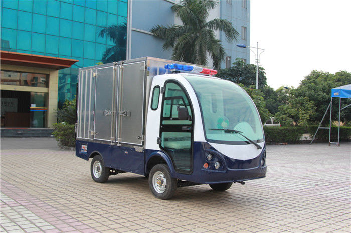 DC Controller Electric Utility Carts , Dry Battery Powered Utility Vehicles With Hydraulic Tail Plate