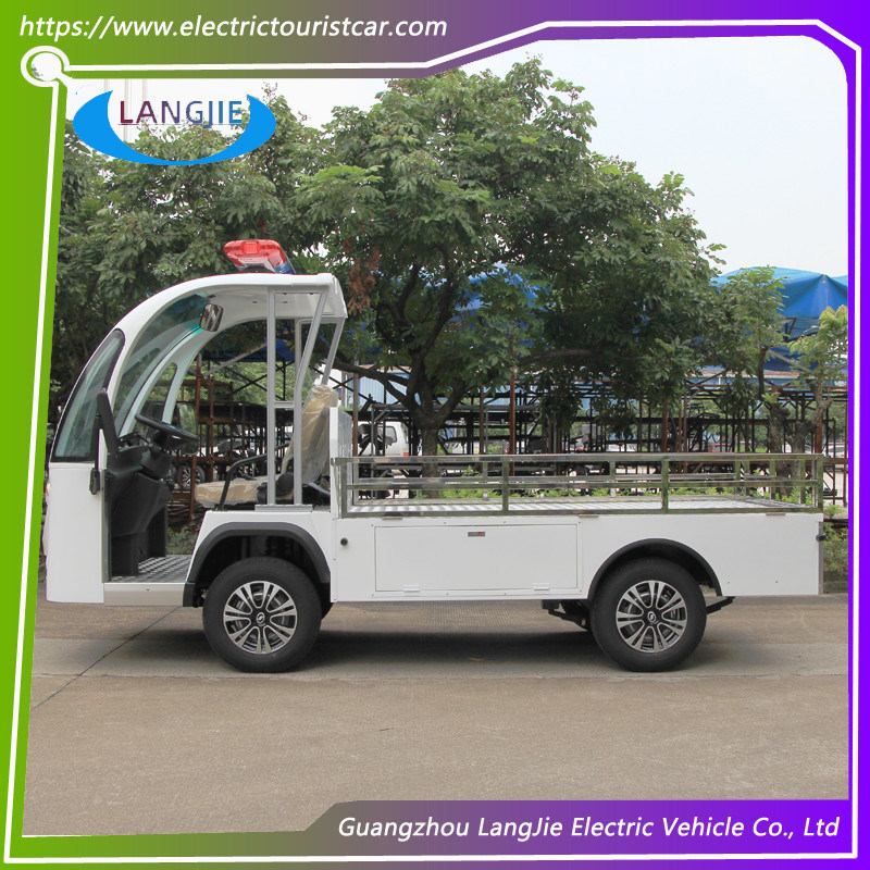 48V AC Motor Electric Cargo Vehicle 2 Seats Electric Pick Up Truck For ...
