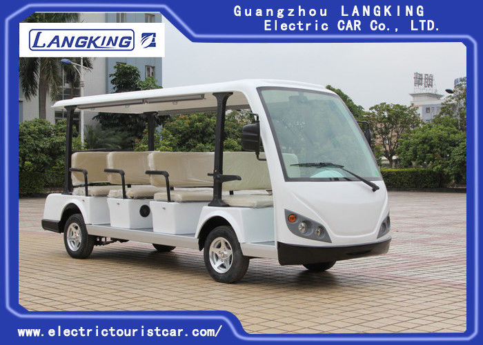 28km/H Small Electric Tour Bus , 5KM Motor 72V Battery  Electric Shuttle Vehicles