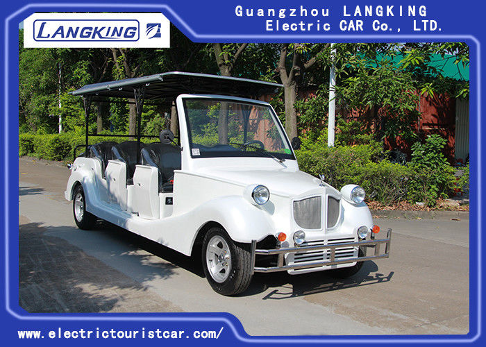 11 Passenger Electric Vintage Cars / Mini Battery Powerd Bus With 72V AC System Left Steering