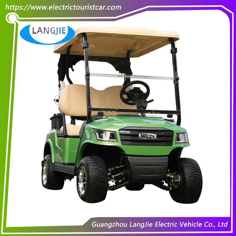 Powerful 2 Seater Electric Golf Carts Low Speed Electric Vehicles With ...