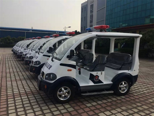 4 Seater Electric Golf Cart , Electric Security Carts Maintenance Free Battery Powered