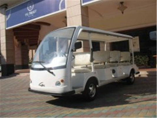 Waterproof Electric Shuttle Car For 8 Passenger AC System Good Capacity
