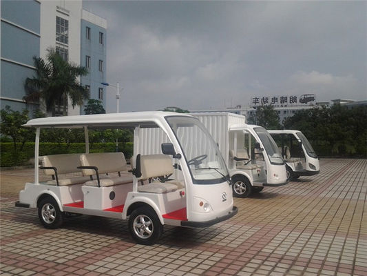 Waterproof Electric Shuttle Car For 8 Passenger AC System Good Capacity