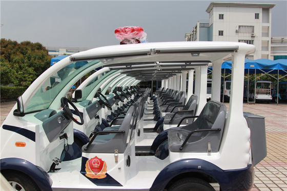4 Seater Electric Golf Cart For Security Cruise Car With Caution Light