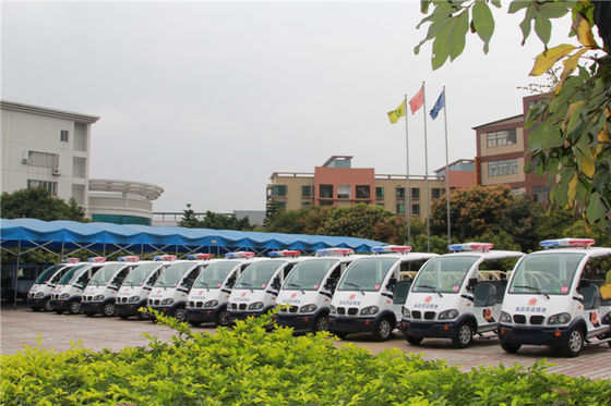 4 Seater Electric Golf Cart For Security Cruise Car With Caution Light