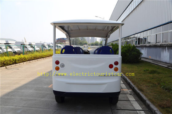 Multi Color 4 Passenger Electric Patrol Car For Security Cruise With Caution Light