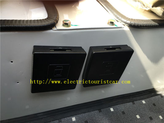 Resort Car 5 Passenger Electric Sightseeing Bus Model Electric Motor 48v  RWD Drive