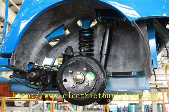 Gasoline Powered Electric Shuttle Car For Reception Tourist Coach Left Steering