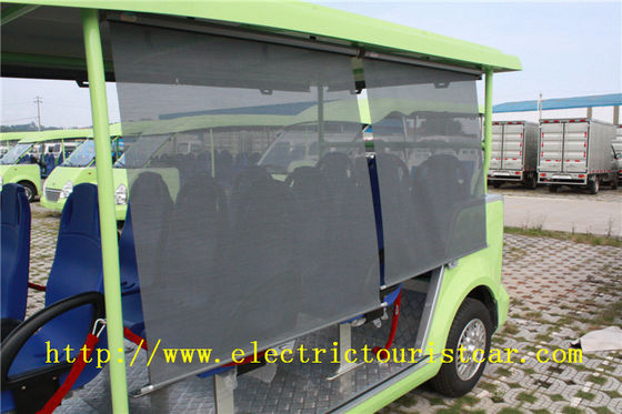 Playground Electric Tourist Car Gasoline Small Shuttle Bus With Roof  Windshield