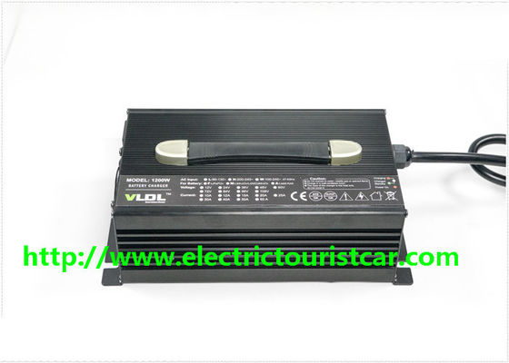 Black Housing Classic Electric Car Battery Charger 48V 25A 260*150*90 Mm